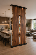 Executive Office Walnut Divider