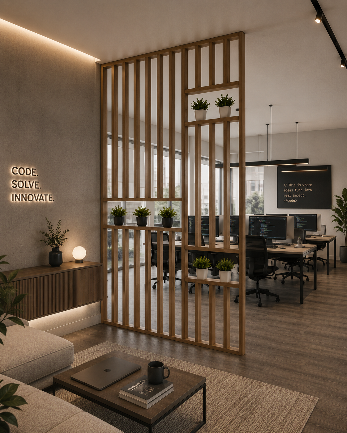 Luxury Salon & Studio Divider