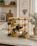 Solid Wood Tabletop Wine Rack
