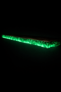 Live Edge Solid Wood Wall Shelf with Luminophore
