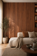 wood accent wall bedroom modern interior design