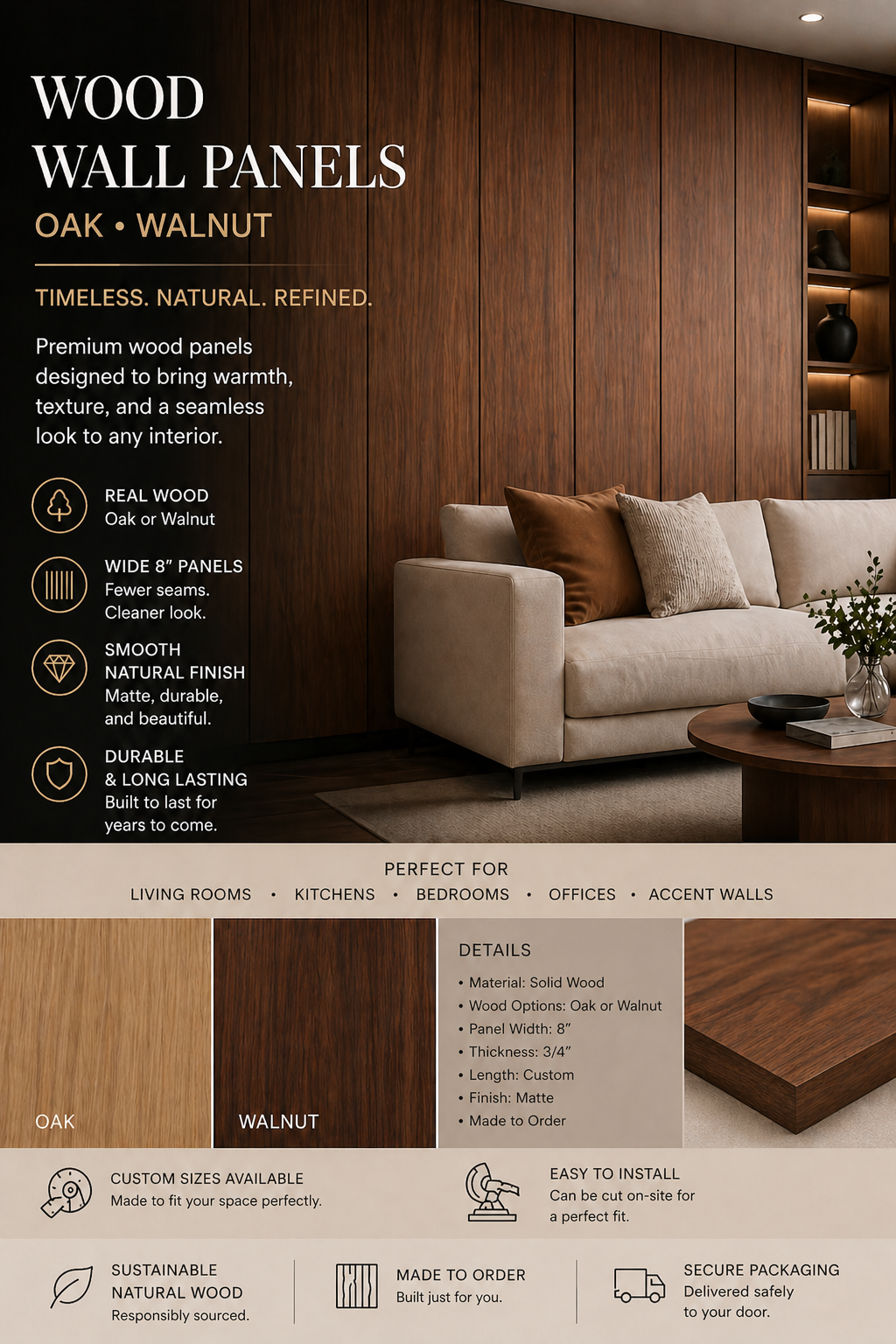 wood wall panel installation layout options guide